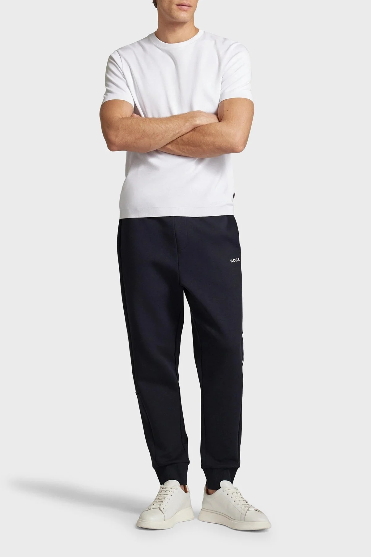 Boss Pamuklu Relaxed Fit Jogger Spor Erkek Pantolon 50511517 402 LACİVERT - 1