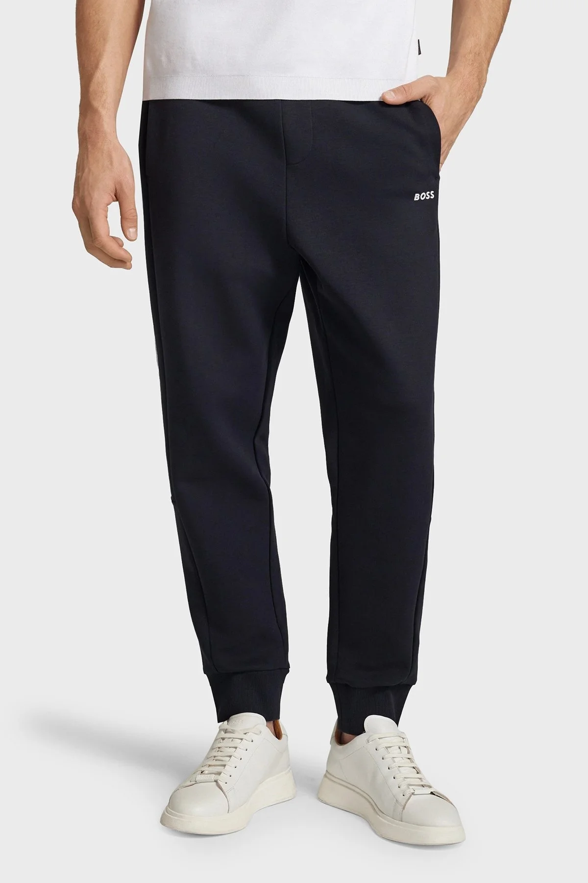 Boss Pamuklu Relaxed Fit Jogger Spor Erkek Pantolon 50511517 402 LACİVERT - 2