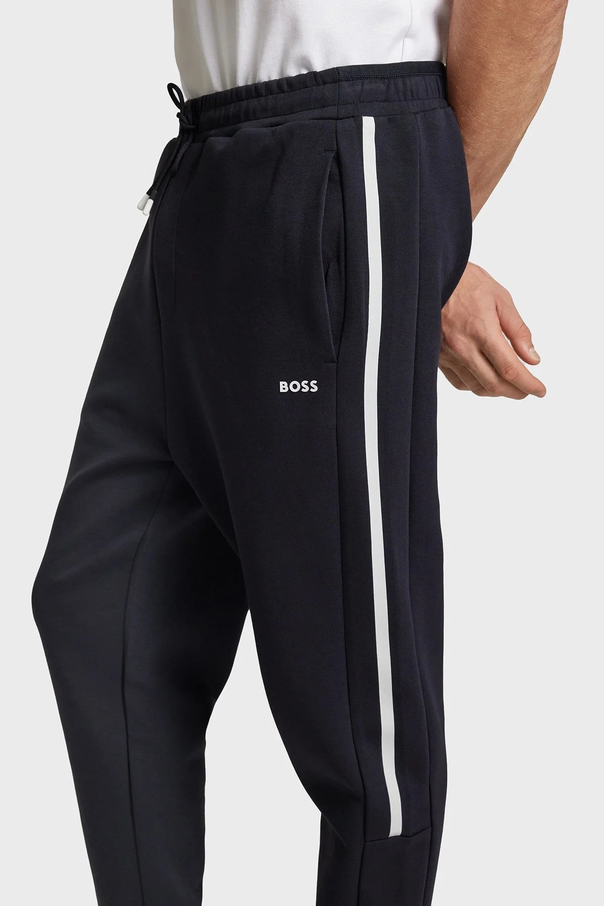 Boss Pamuklu Relaxed Fit Jogger Spor Erkek Pantolon 50511517 402 LACİVERT - 3