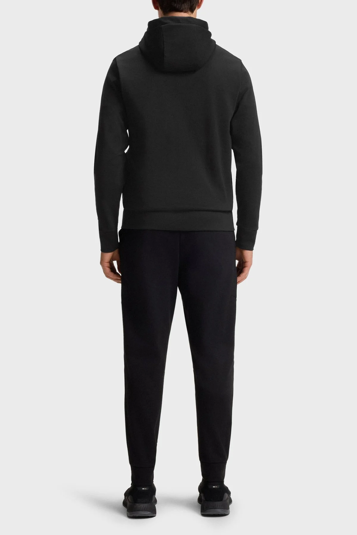 Boss Pamuklu Relaxed Fit Kapüşonlu Fermuarlı Erkek Sweat 50545581 001 SİYAH - 3