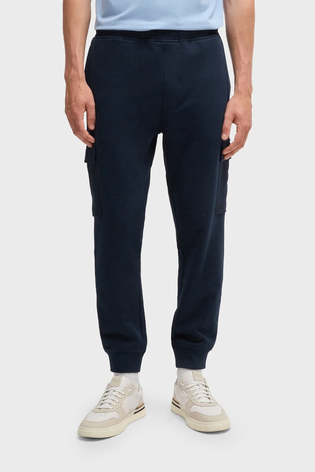 Boss Pamuklu Relaxed Fit Kargo Cepli Spor Erkek Pantolon 50522459 404 LACİVERT - 1