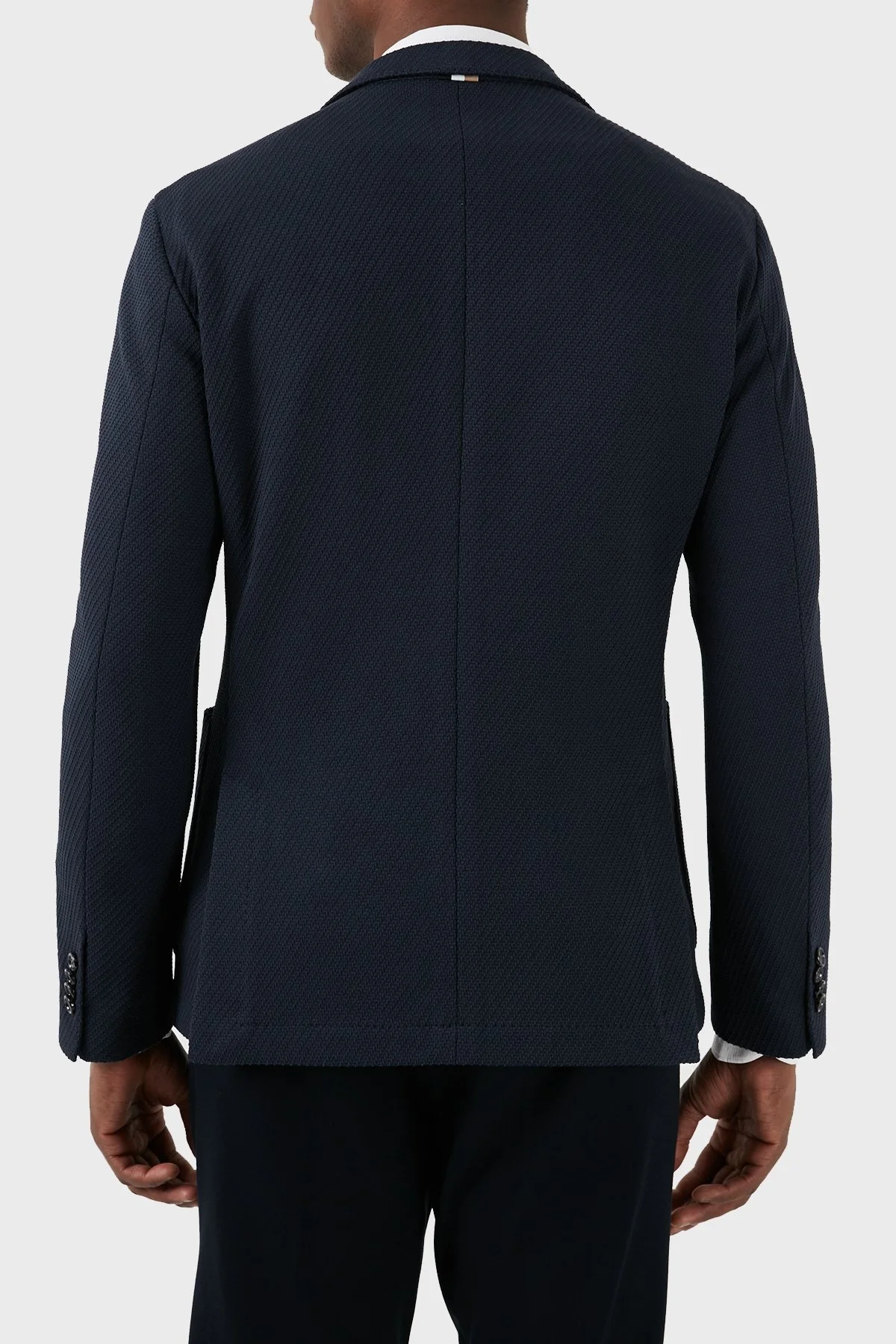 Boss Pamuklu Slim Fit Blazer Erkek Ceket 50510343 404 LACİVERT - 3