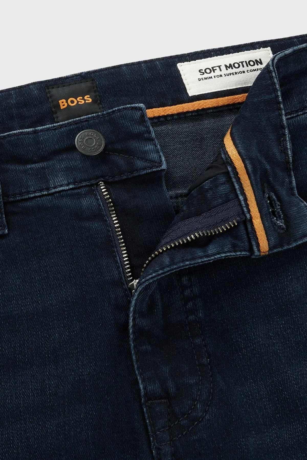 Boss Pamuklu Slim Fit Dar Paça Jeans Erkek Kot Pantolon 50524087 404 LACİVERT - 4