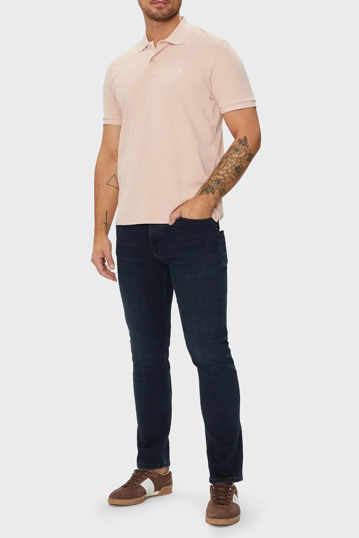 Boss Pamuklu Slim Fit Dar Paça Jeans Erkek Kot Pantolon 50524087 404 LACİVERT - 9