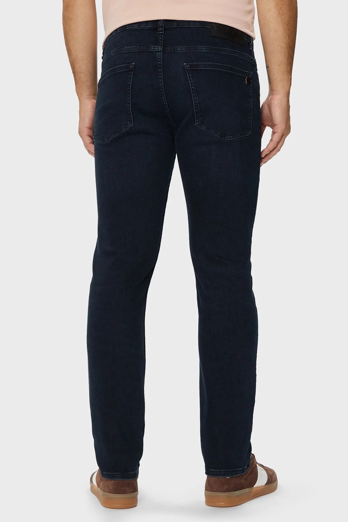 Boss Pamuklu Slim Fit Dar Paça Jeans Erkek Kot Pantolon 50524087 404 LACİVERT - 10