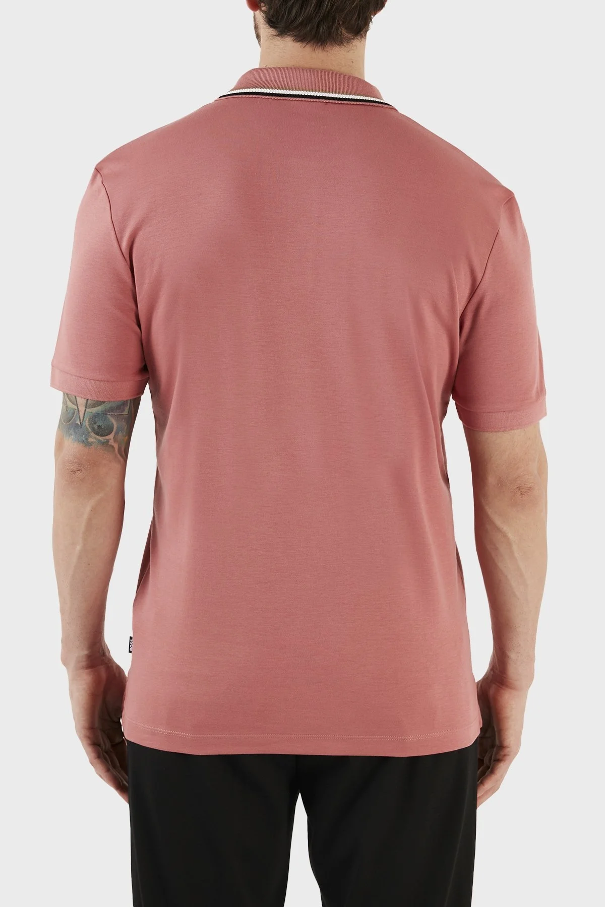 Boss Pamuklu Slim Fit Düğmeli Erkek Polo T Shirt 50469360 692 GÜL KURUSU - 5