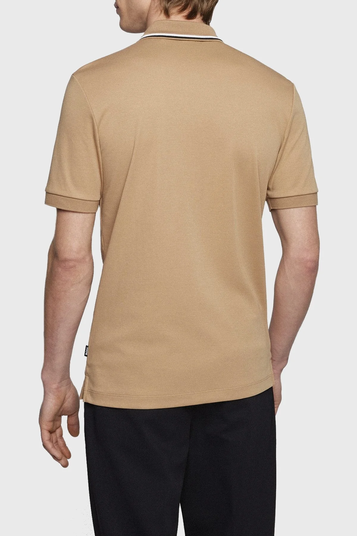Boss Pamuklu Slim Fit Düğmeli Erkek Polo Yaka T Shirt 50469360 260 KAHVE - 4