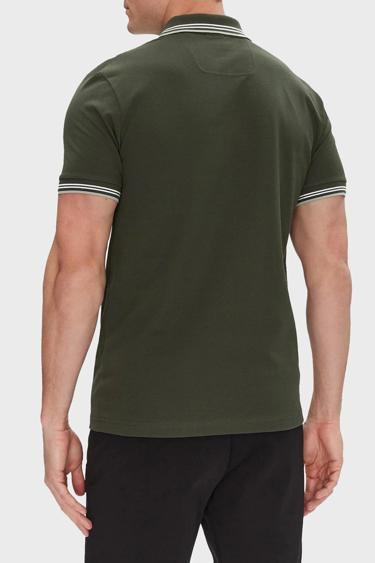 Boss Pamuklu Slim Fit Düğmeli Erkek Polo Yaka T Shirt 50506193 355 YEŞİL - 3