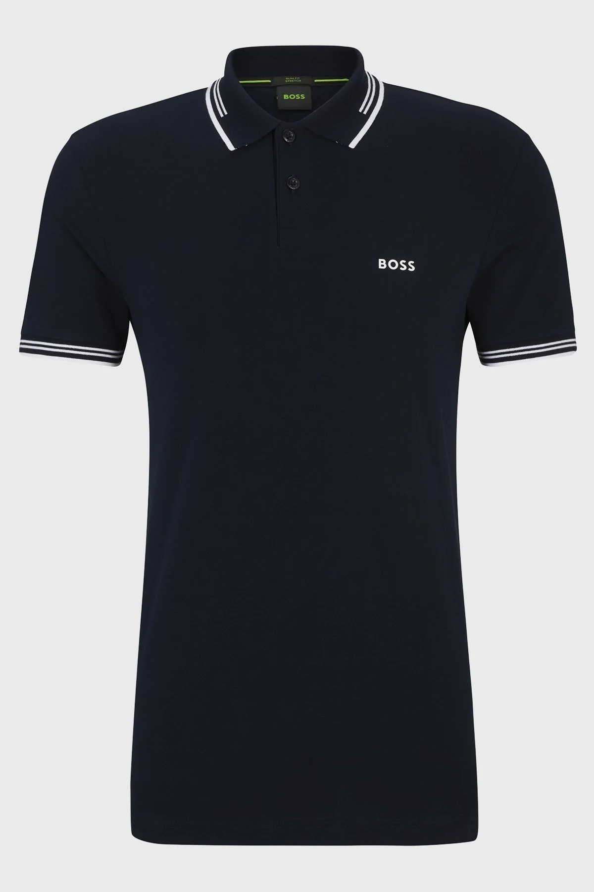 Boss Pamuklu Slim Fit Düğmeli Erkek Polo Yaka T Shirt 50506193 402 LACİVERT - 5