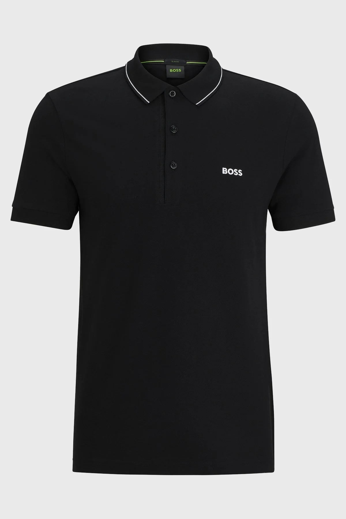 Boss Pamuklu Slim Fit Düğmeli Erkek Polo Yaka T Shirt 50506195 003 SİYAH - 10