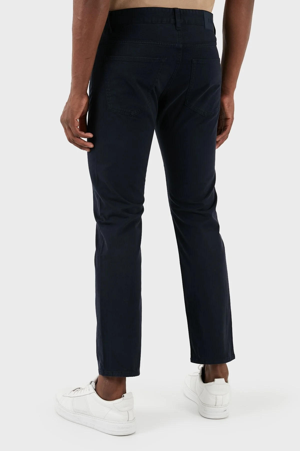 Boss Pamuklu Slim Fit Düz Paça Jeans Erkek Kot Pantolon 50495370 404 LACİVERT - 6
