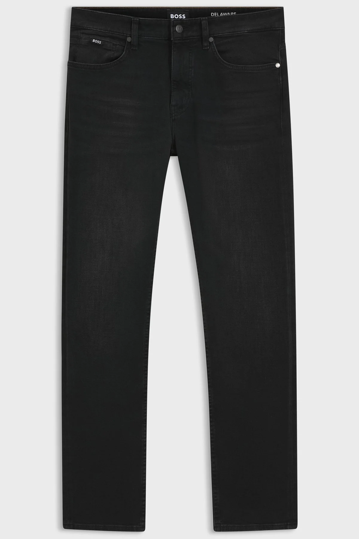 Boss Pamuklu Slim Fit Düz Paça Jeans Erkek Kot Pantolon 50568813 022 Siyah - 5