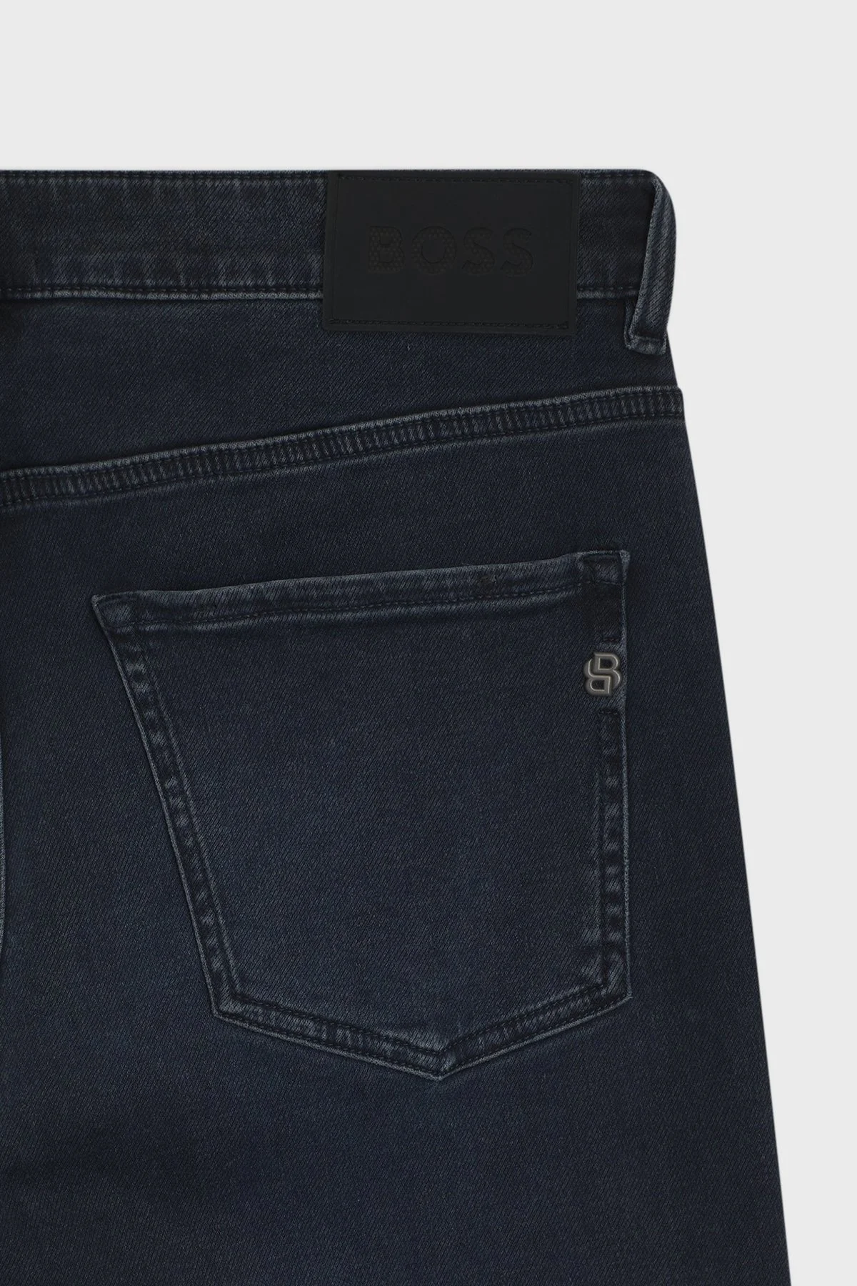 Boss Pamuklu Slim Fit Düz Paça Jeans Erkek Kot Pantolon 50571822 407 Lacivert - 6