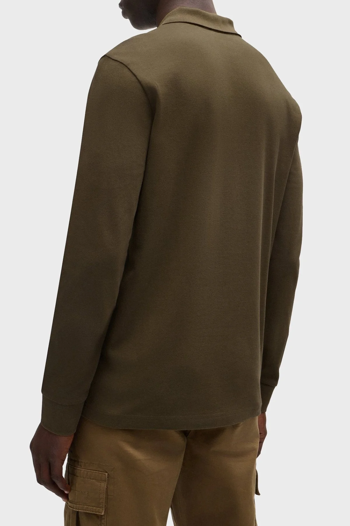 Boss Pamuklu Slim Fit Erkek Polo Yaka Sweat 50507704 368 KAHVE - 2