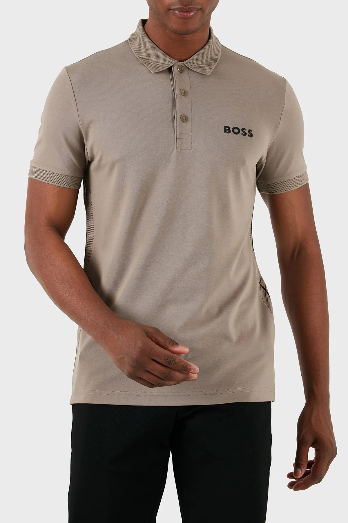 Boss Pamuklu Slim Fit Erkek Polo Yaka T Shirt 50512789 334 HAKİ - 1