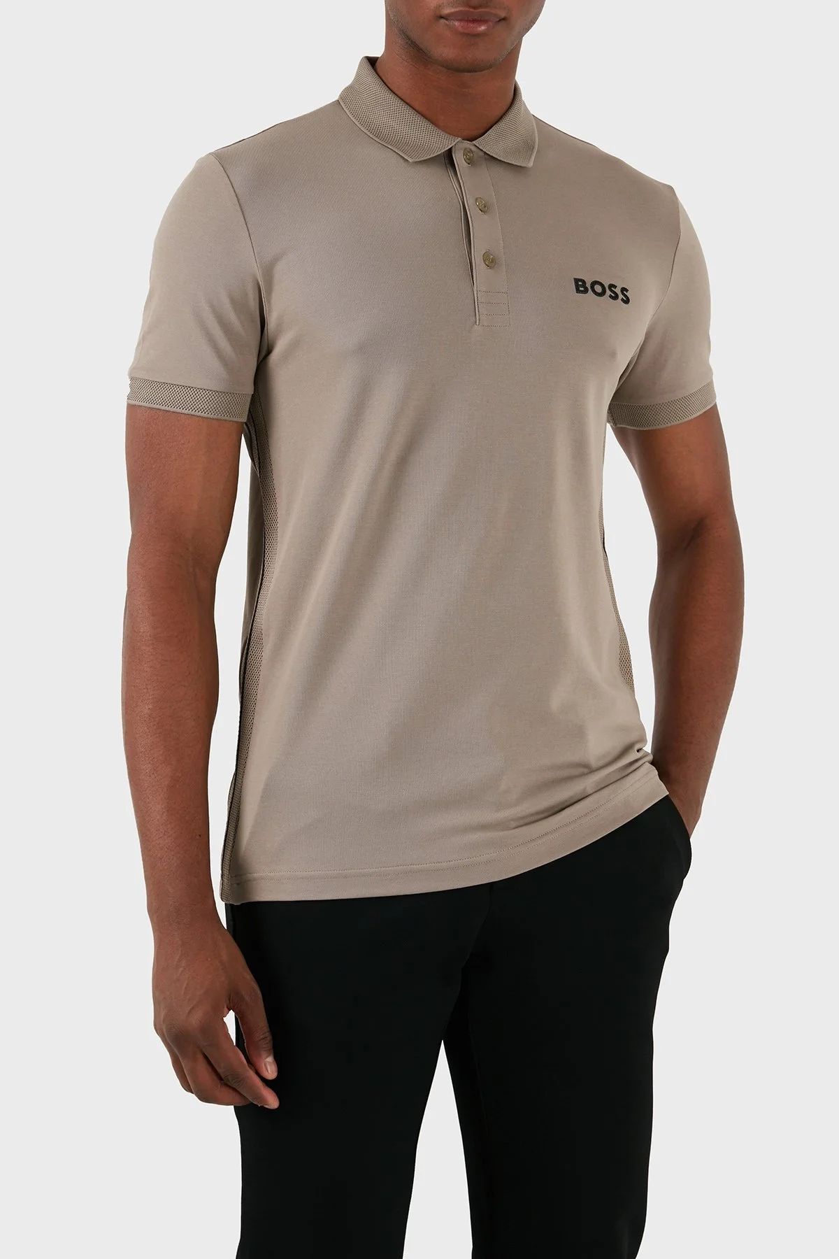 Boss Pamuklu Slim Fit Erkek Polo Yaka T Shirt 50512789 334 HAKİ - 6