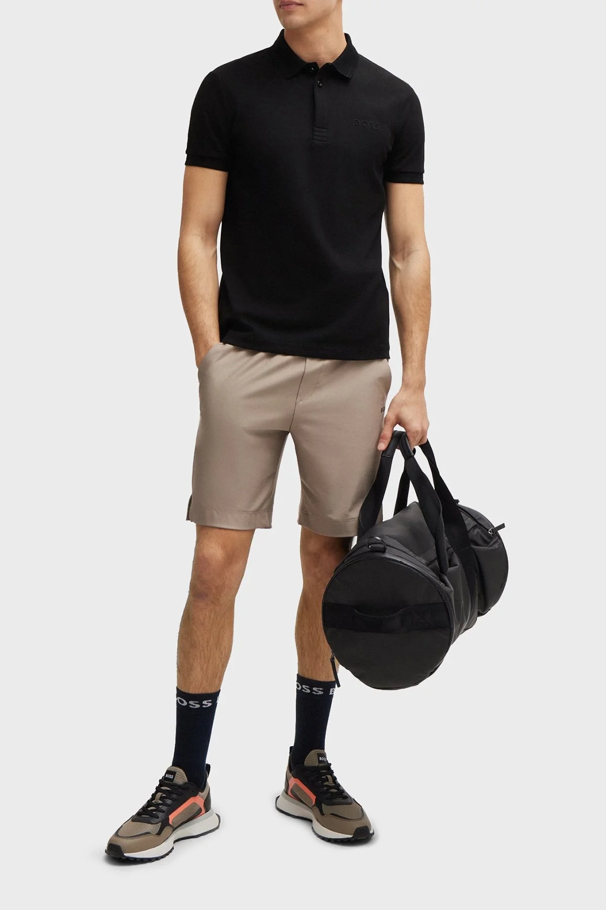 Boss Pamuklu Slim Fit Erkek Polo Yaka T Shirt 50512892 001 SİYAH - 3