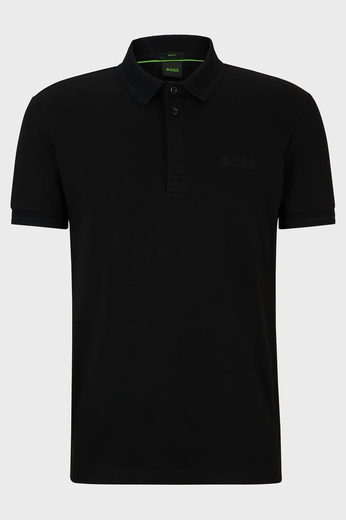 Boss Pamuklu Slim Fit Erkek Polo Yaka T Shirt 50512892 001 SİYAH - 5