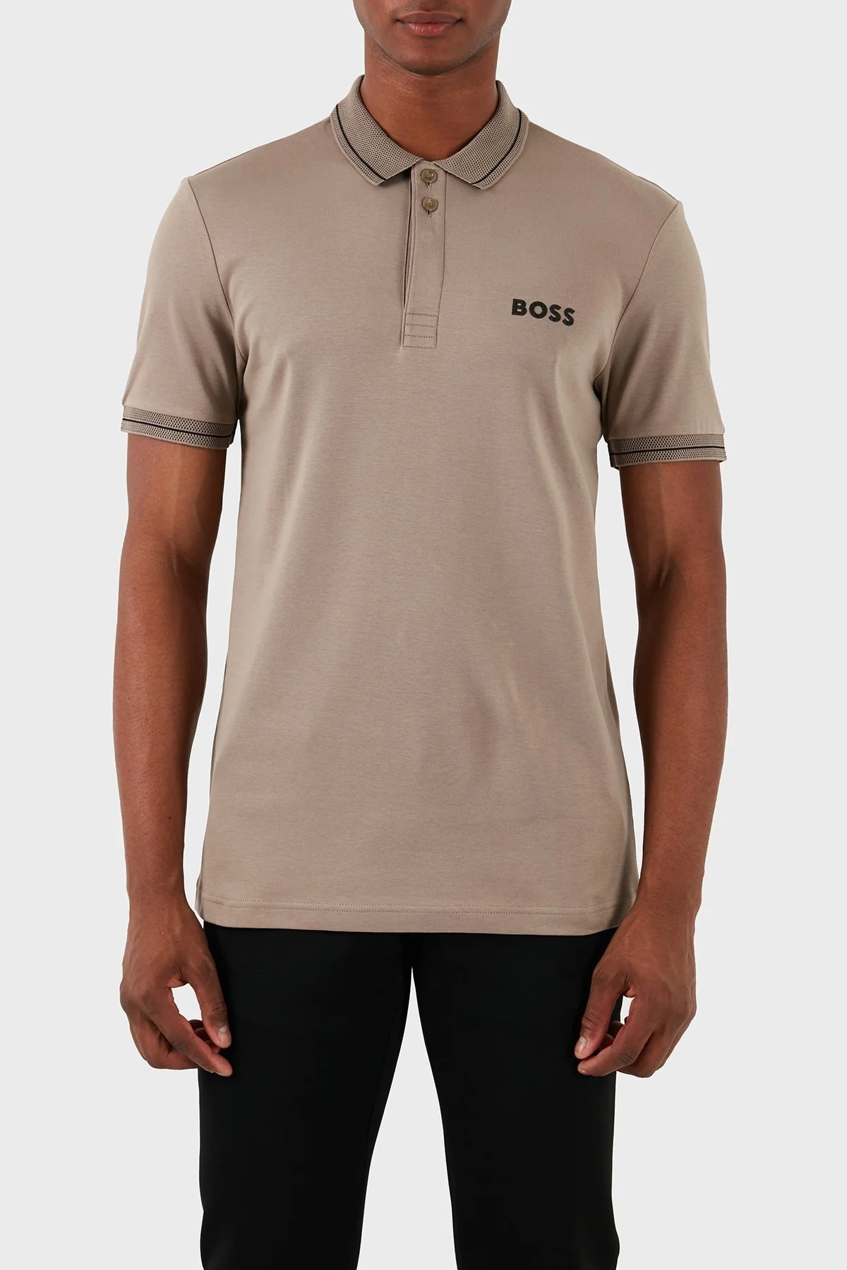 Boss Pamuklu Slim Fit Erkek Polo Yaka T Shirt 50512892 334 HAKİ - 7