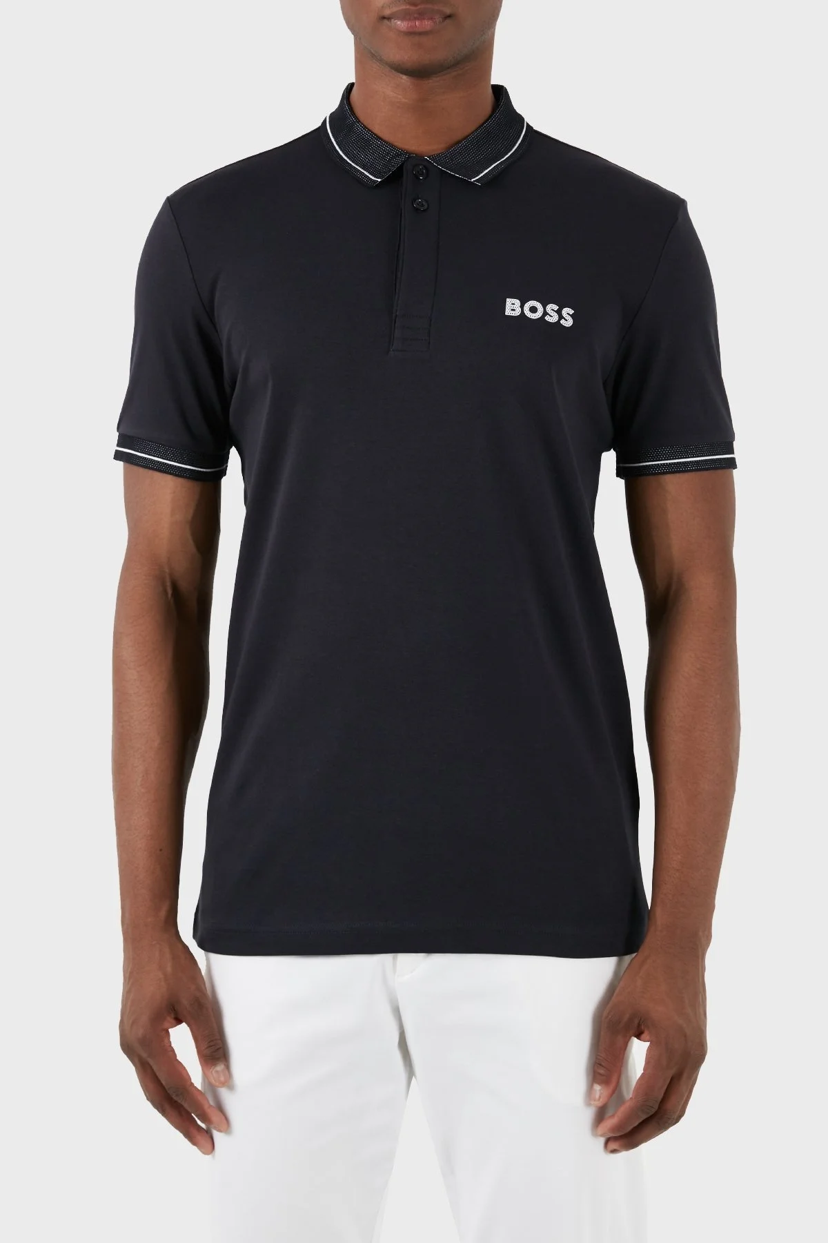 Boss Pamuklu Slim Fit Erkek Polo Yaka T Shirt 50512892 402 LACİVERT - 2