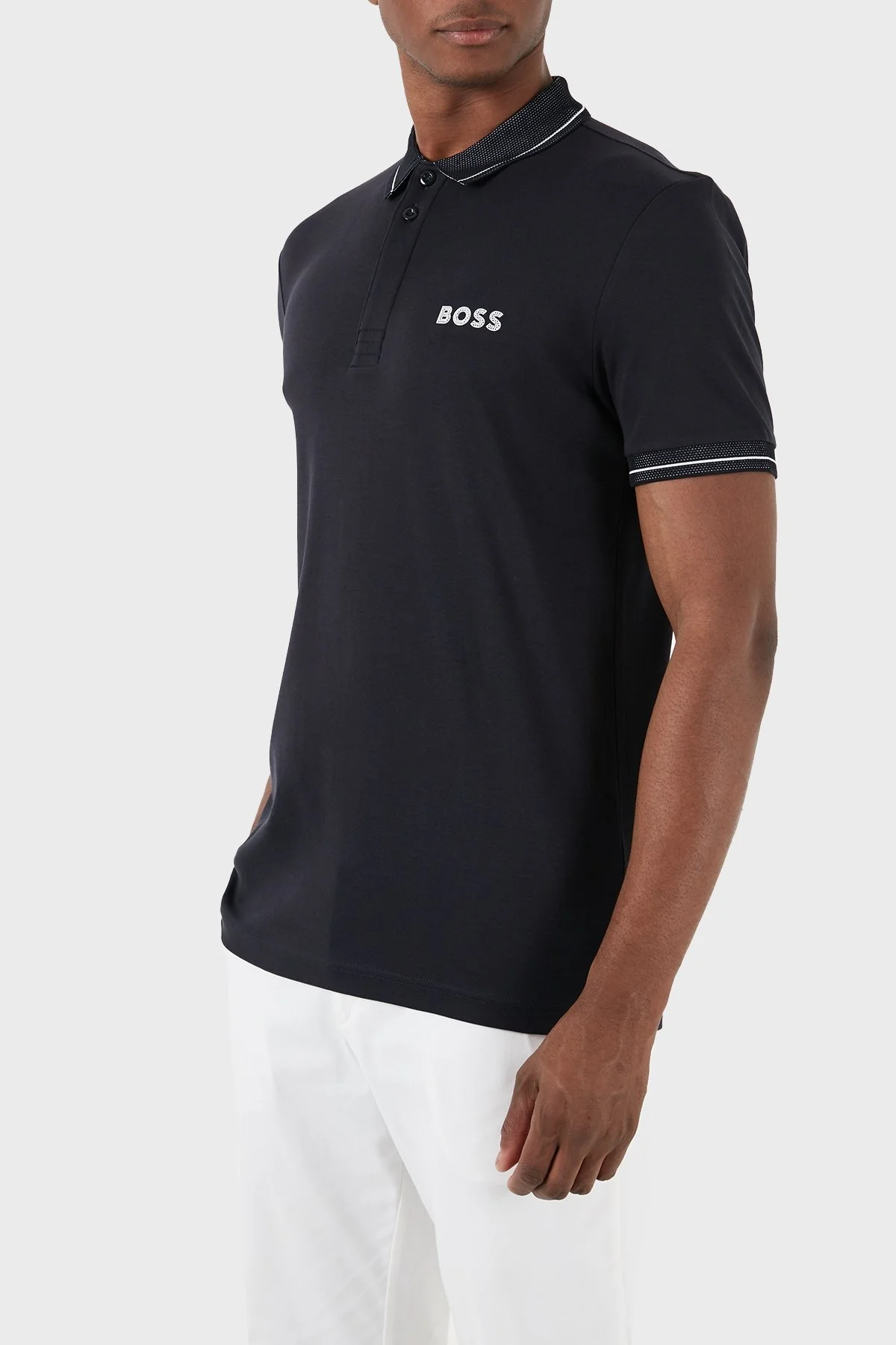 Boss Pamuklu Slim Fit Erkek Polo Yaka T Shirt 50512892 402 LACİVERT - 3