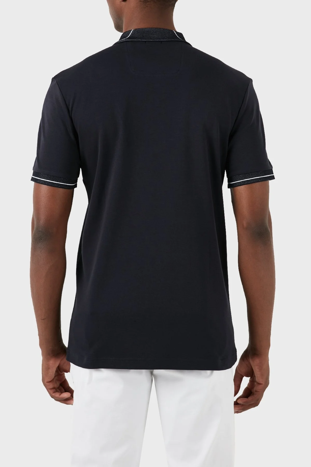 Boss Pamuklu Slim Fit Erkek Polo Yaka T Shirt 50512892 402 LACİVERT - 5