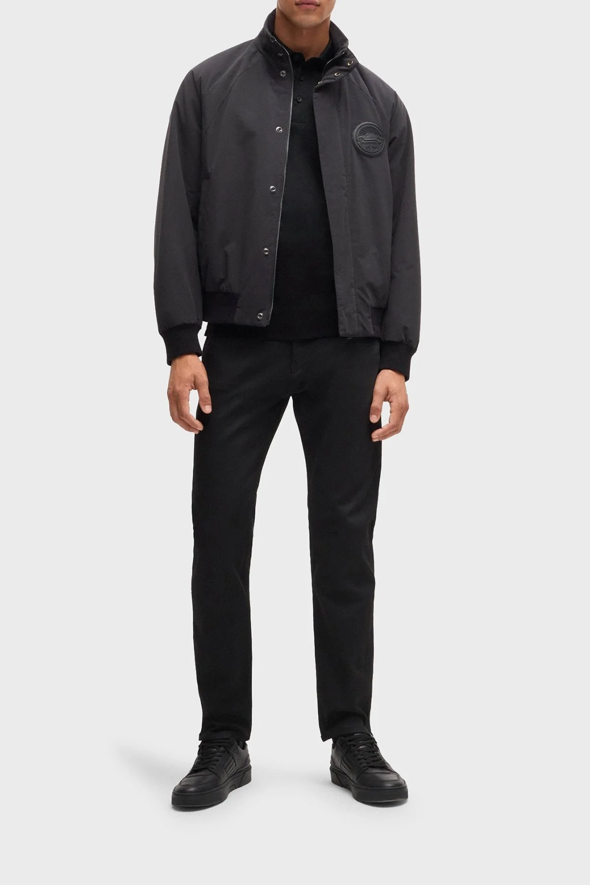 Boss Pamuklu Slim Fit Erkek Polo Yaka T Shirt 50519931 001 SİYAH - 3