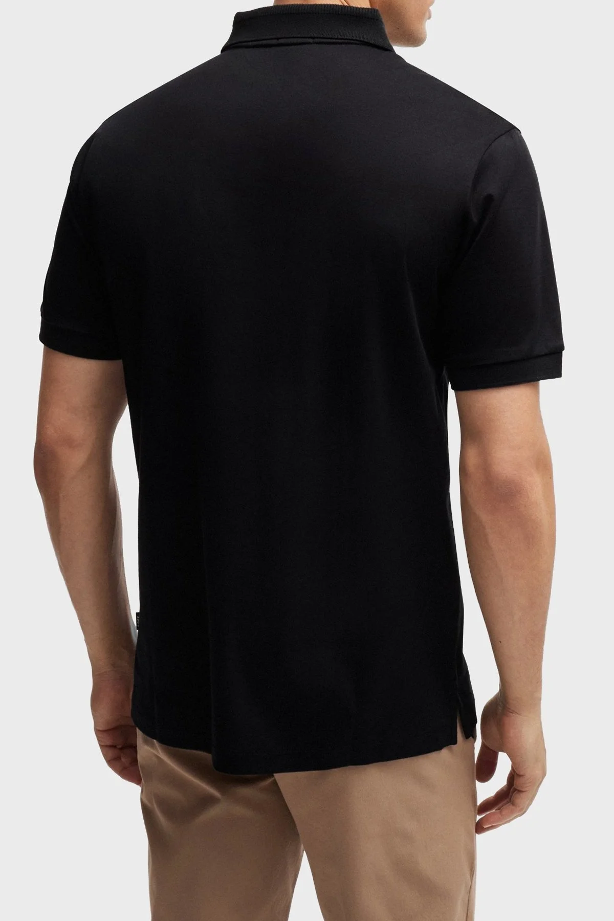 Boss Pamuklu Slim Fit Fermuarlı Erkek Polo Yaka T Shirt 50513375 001 SİYAH - 2