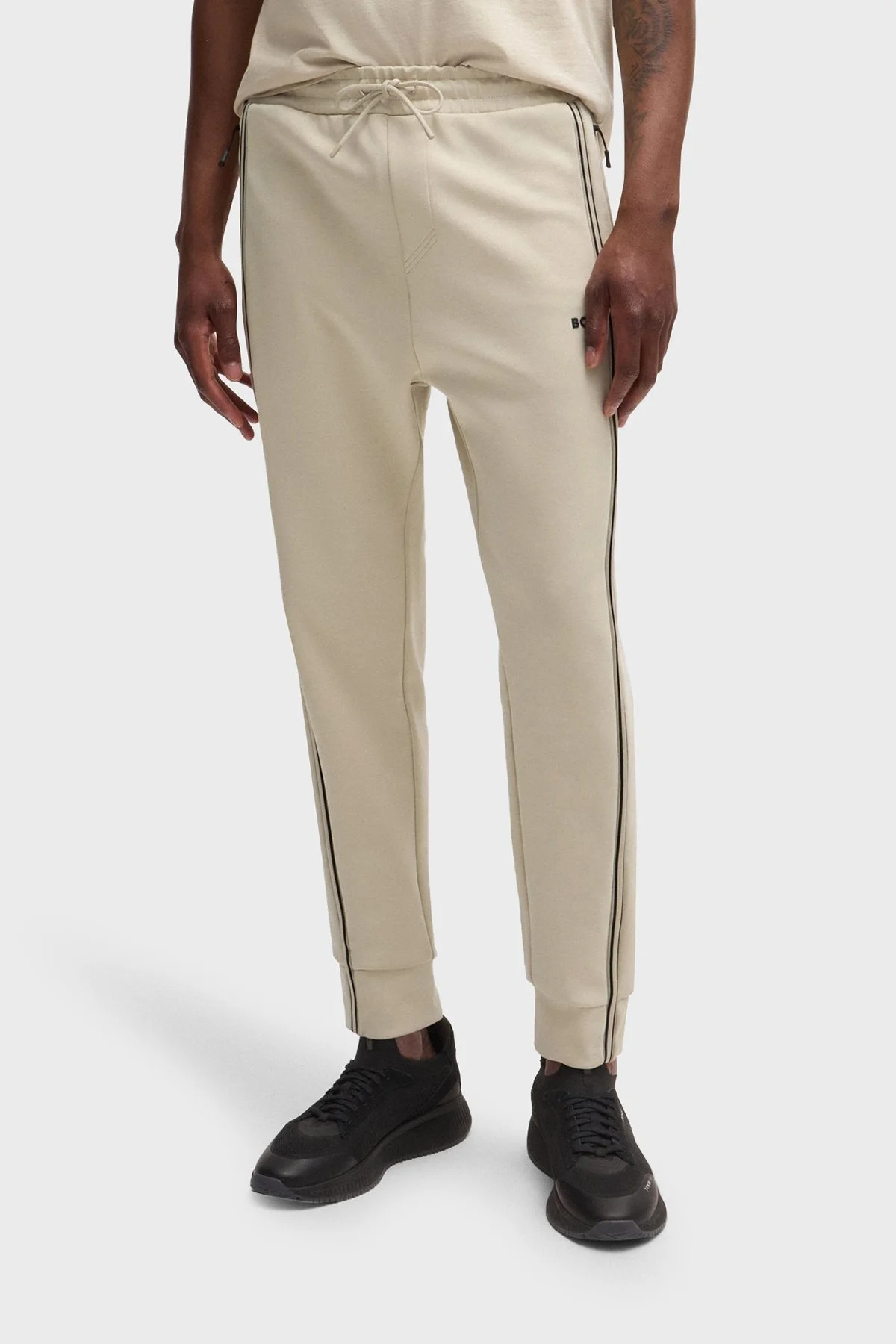 Boss Pamuklu Slim Fit Jogger Erkek Pantolon 50523895 271 BEJ - 1