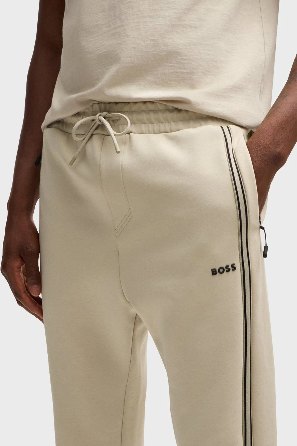 Boss Pamuklu Slim Fit Jogger Erkek Pantolon 50523895 271 BEJ - 2