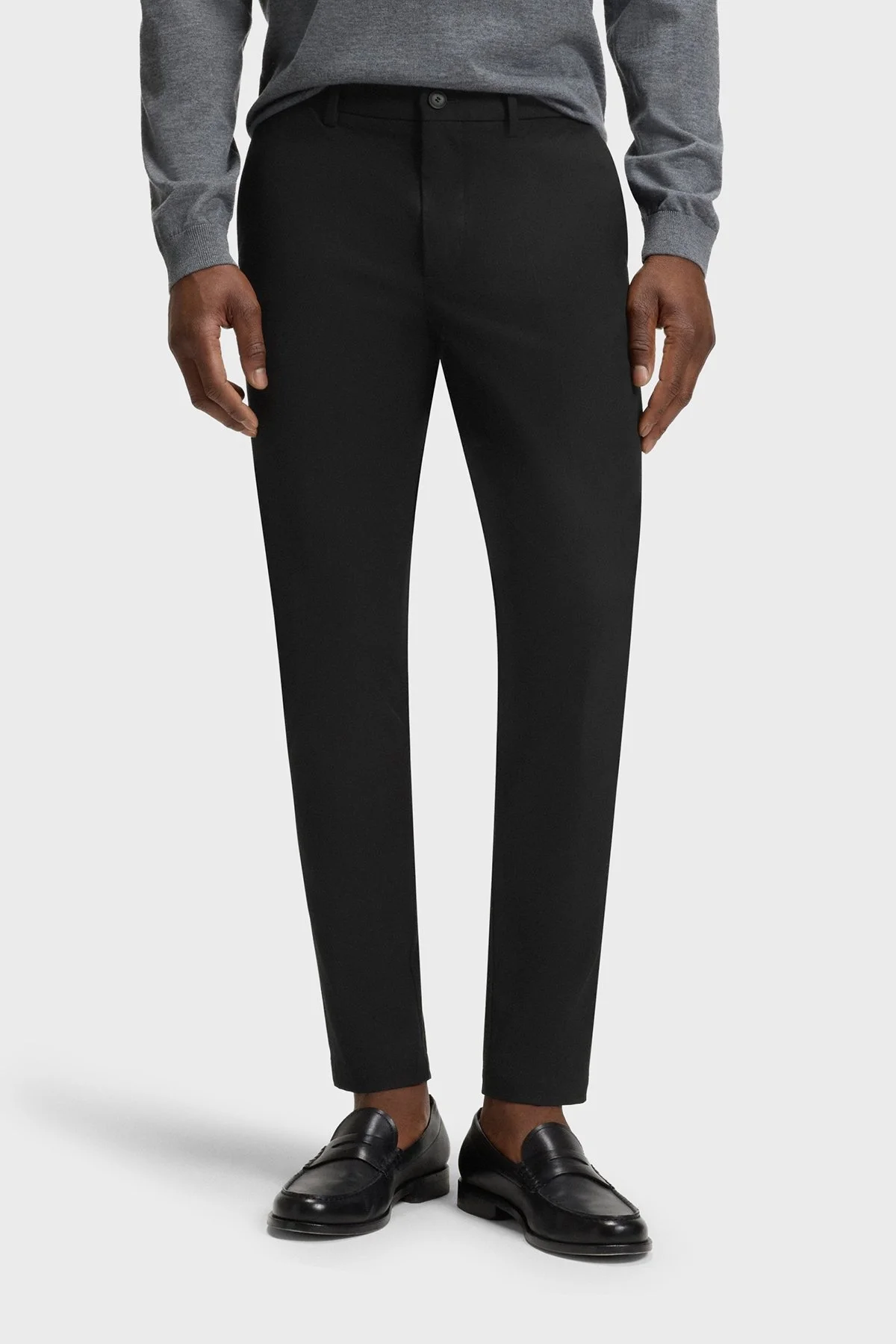 Boss Pamuklu Slim Fit Normal Bel Dar Paça Chino Erkek Pantolon 50543945 001 SİYAH - 2