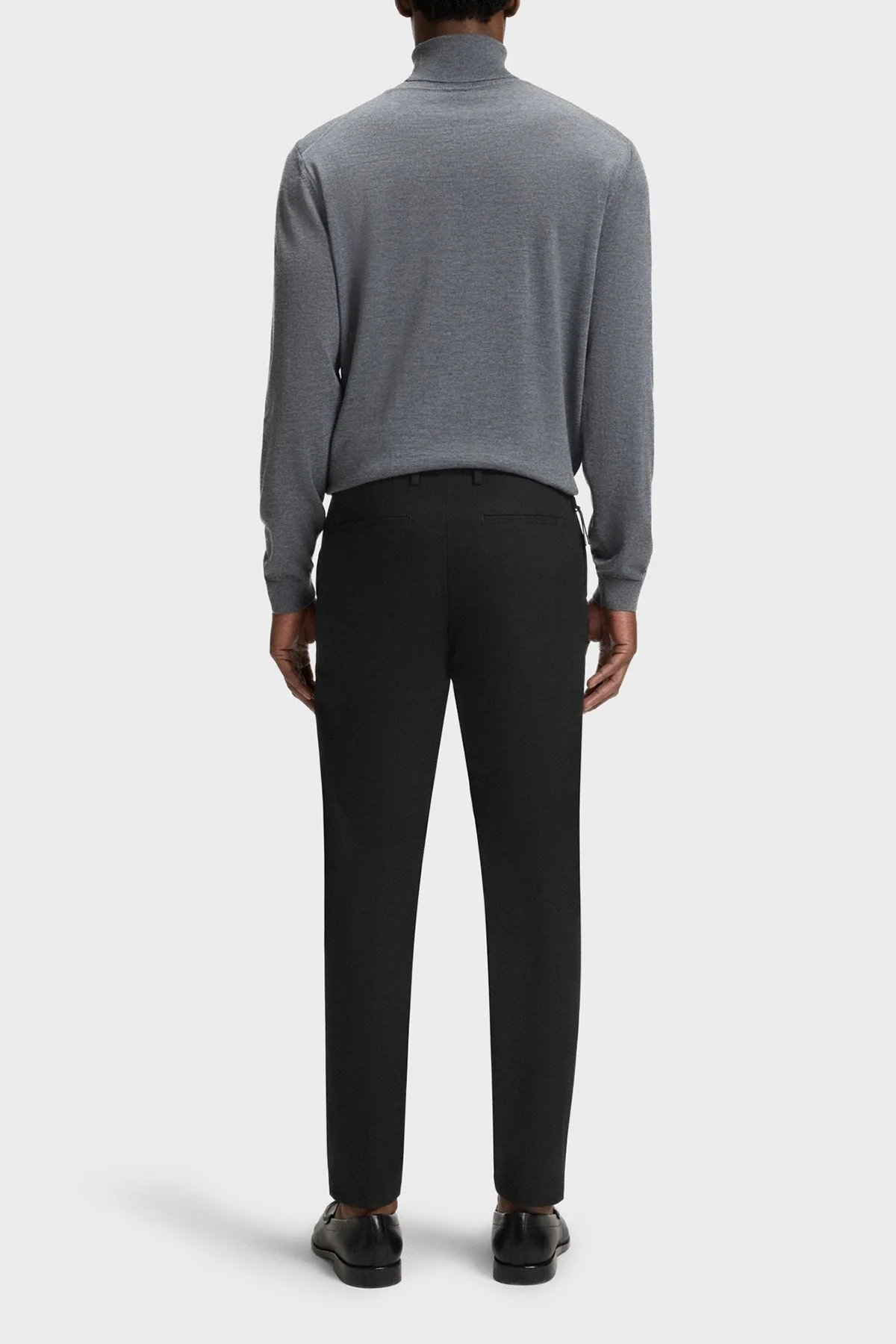 Boss Pamuklu Slim Fit Normal Bel Dar Paça Chino Erkek Pantolon 50543945 001 SİYAH - 3