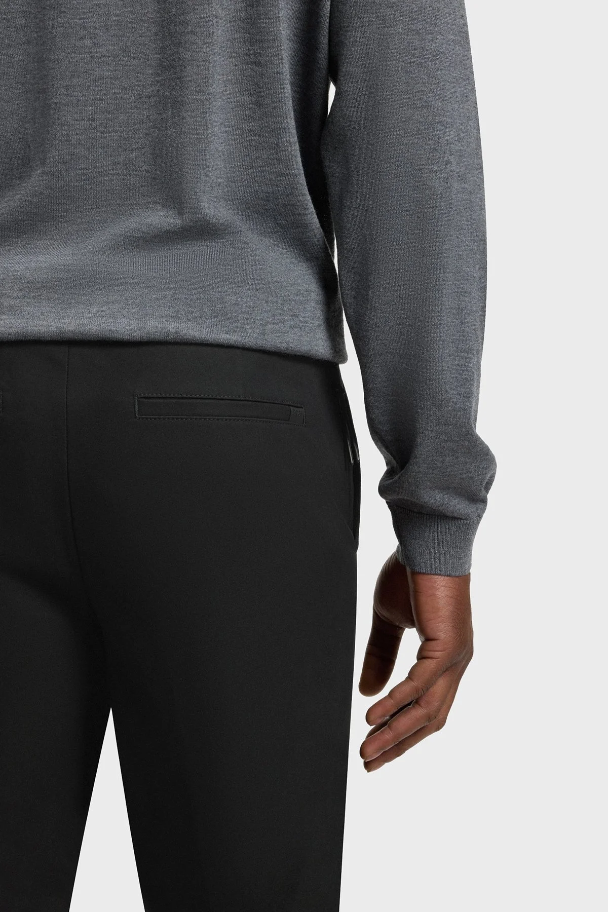 Boss Pamuklu Slim Fit Normal Bel Dar Paça Chino Erkek Pantolon 50543945 001 SİYAH - 4