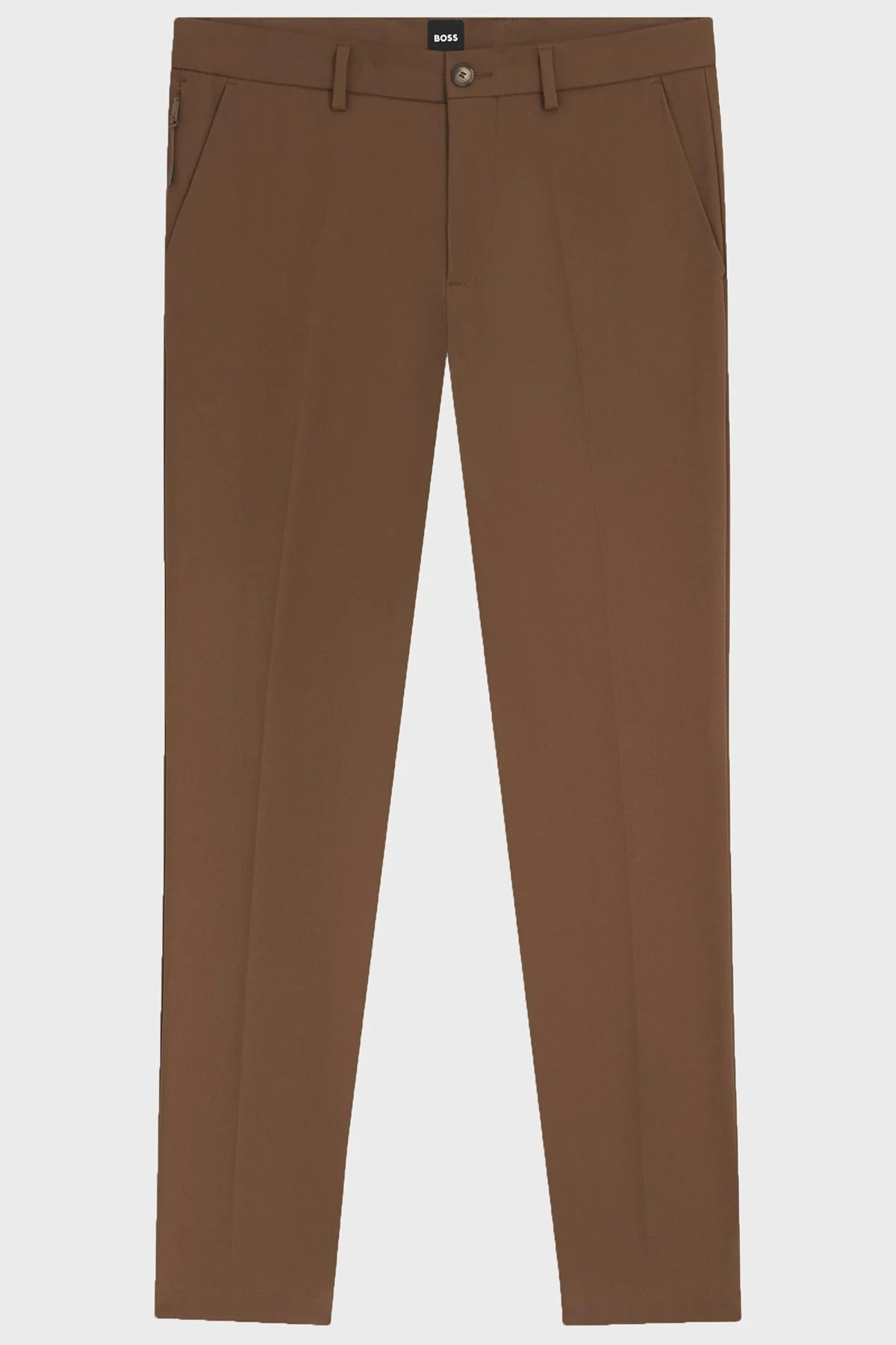 Boss Pamuklu Slim Fit Normal Bel Dar Paça Chino Erkek Pantolon 50543945 217 KAHVE - 5