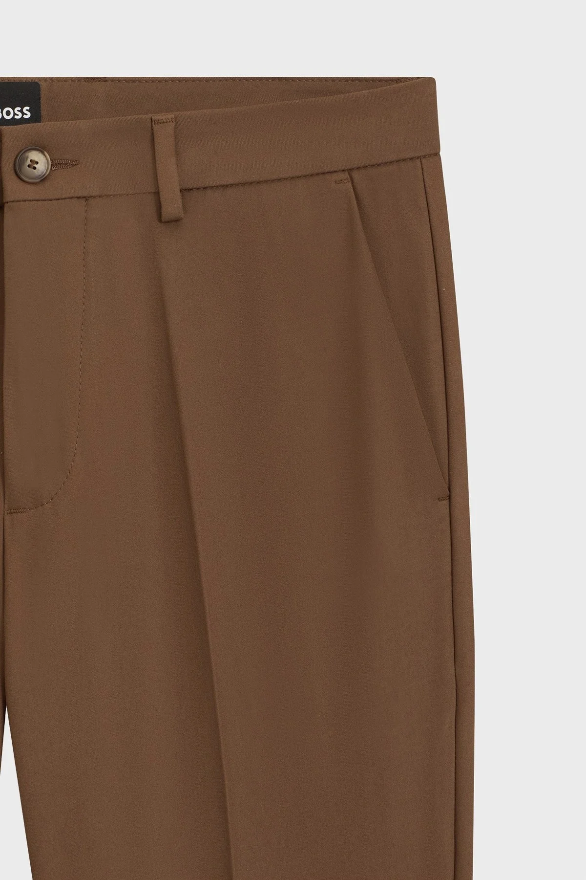 Boss Pamuklu Slim Fit Normal Bel Dar Paça Chino Erkek Pantolon 50543945 217 KAHVE - 6