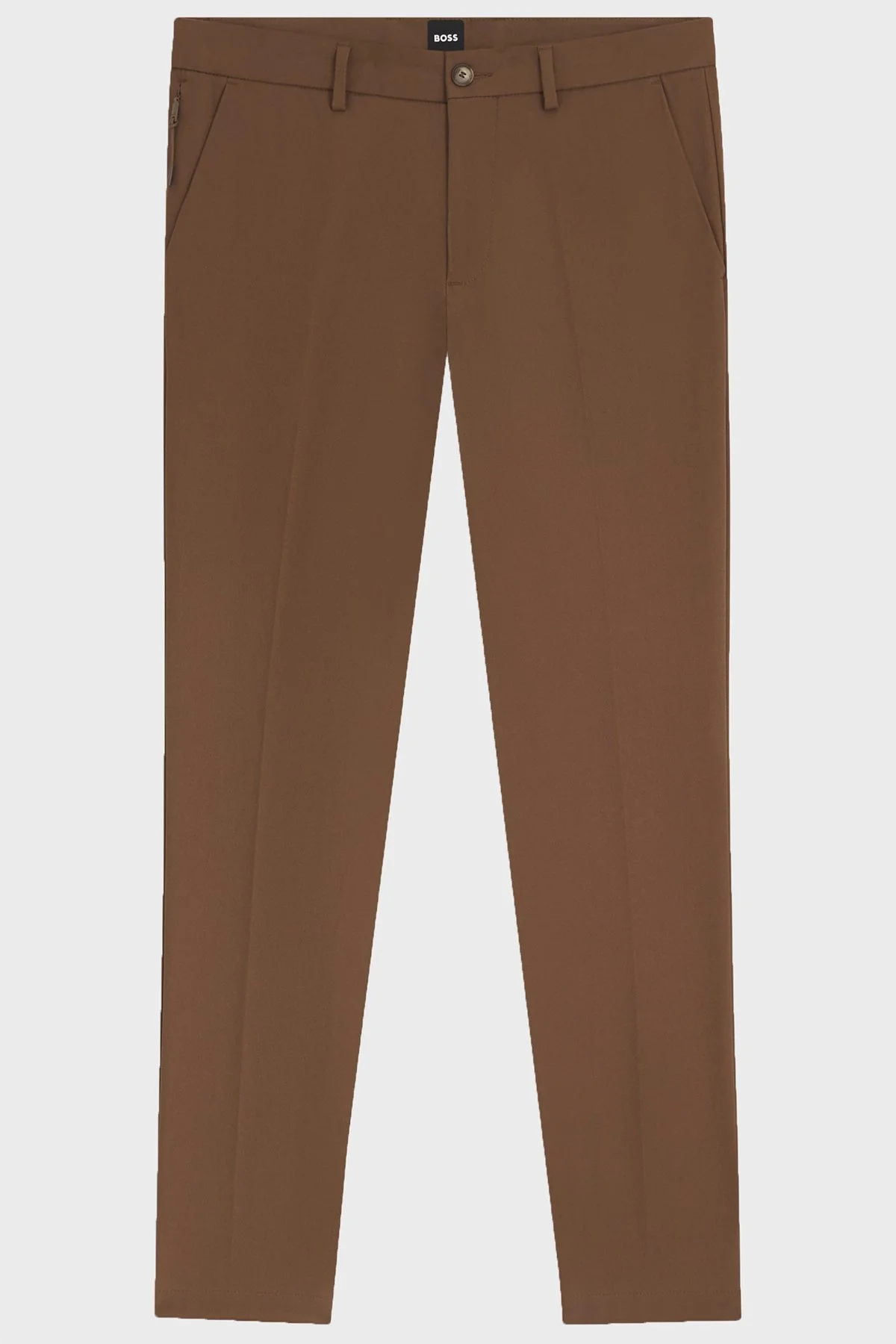 Boss Pamuklu Slim Fit Normal Bel Dar Paça Chino Erkek Pantolon 50543945 217 KAHVE - 5