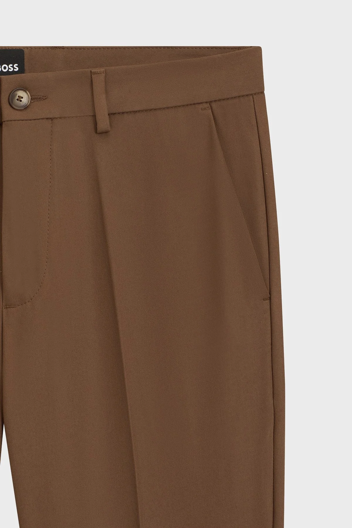 Boss Pamuklu Slim Fit Normal Bel Dar Paça Chino Erkek Pantolon 50543945 217 KAHVE - 6