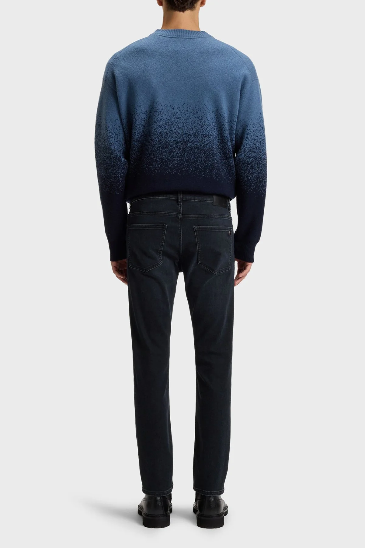 Boss Pamuklu Slim Fit Normal Bel Dar Paça Erkek Kot Pantolon 50549503 405 LACİVERT - 3