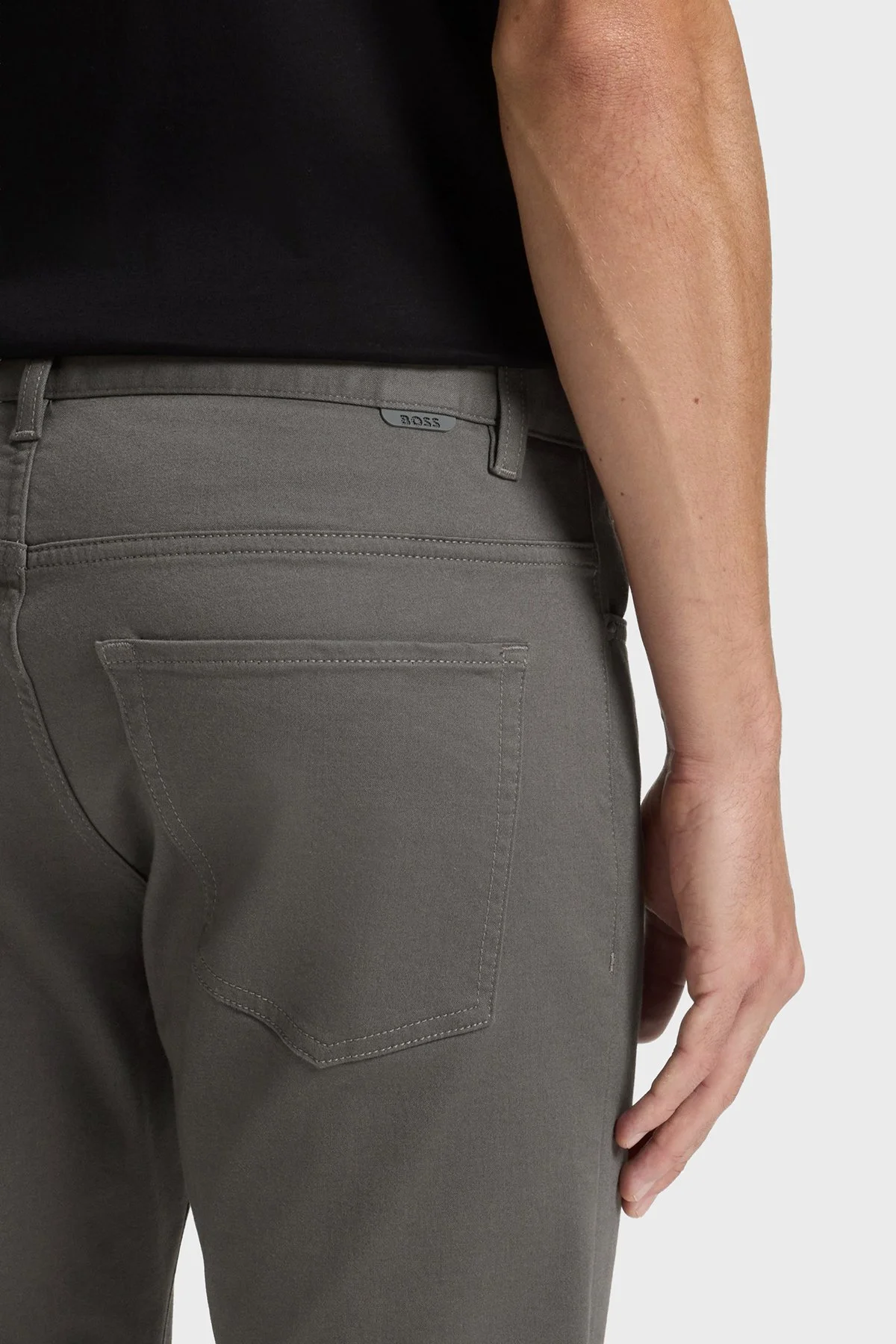 Boss Pamuklu Slim Fit Normal Bel Dar Paça Erkek Pantolon 50524431 029 ANTRASİT - 4