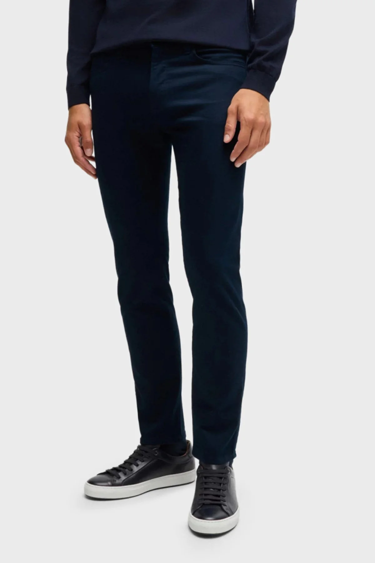 Boss Pamuklu Slim Fit Normal Bel Dar Paça Erkek Pantolon 50524431 404 LACİVERT - 1