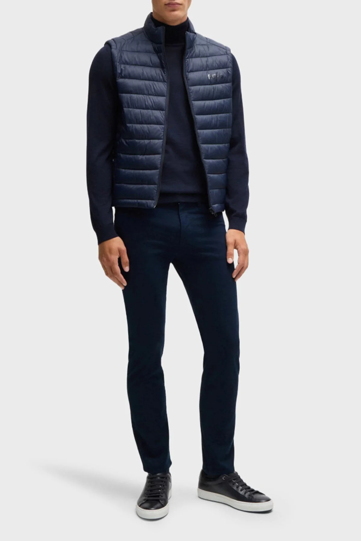 Boss Pamuklu Slim Fit Normal Bel Dar Paça Erkek Pantolon 50524431 404 LACİVERT - 2