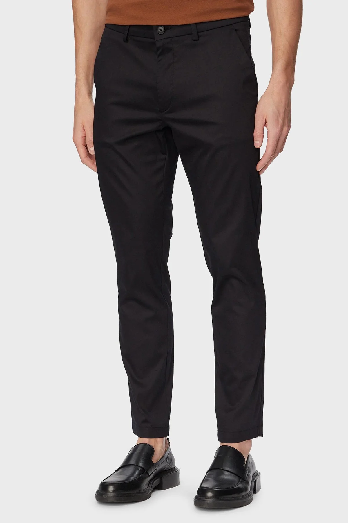 Boss Pamuklu Slim Fit Normal Bel Dar Paça Erkek Pantolon 50553841 001 SİYAH - 1