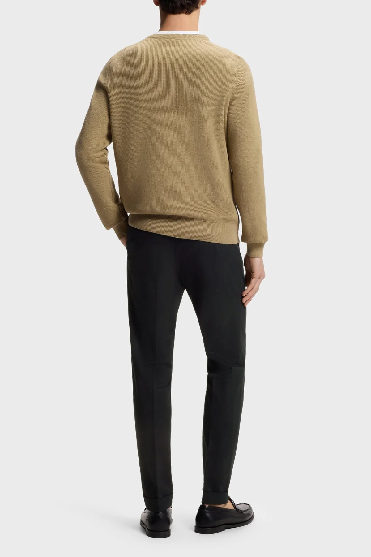 Boss Pamuklu Slim Fit Normal Bel Dar Paça Erkek Pantolon 50561572 001 SİYAH - 3