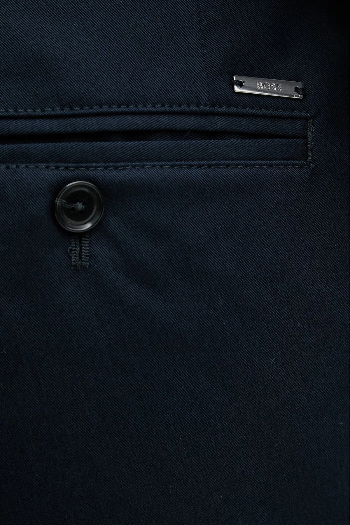 Boss Pamuklu Slim Fit Normal Bel Dar Paça Erkek Pantolon 50561572 404 LACİVERT - 4