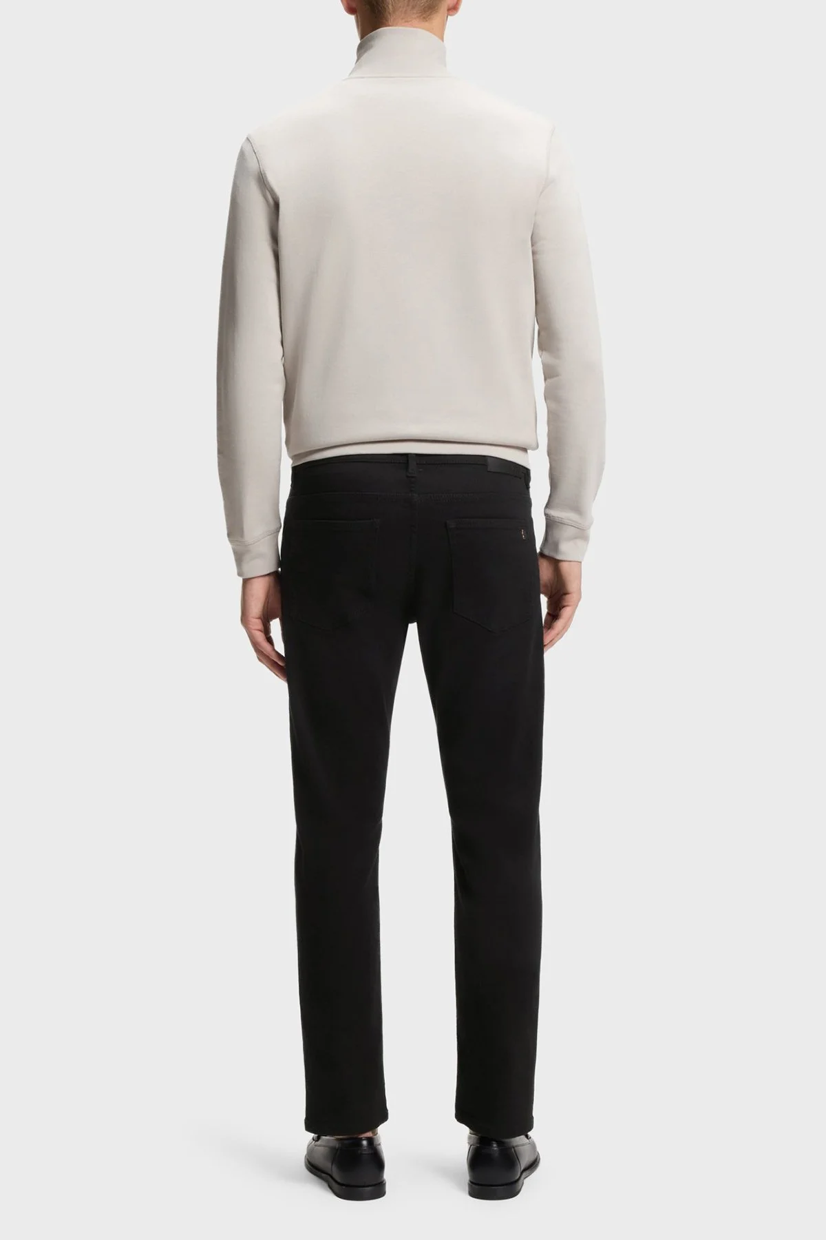 Boss Pamuklu Slim Fit Normal Bel Dar Paça Jeans Erkek Kot Pantolon 50521261 003 SİYAH - 3