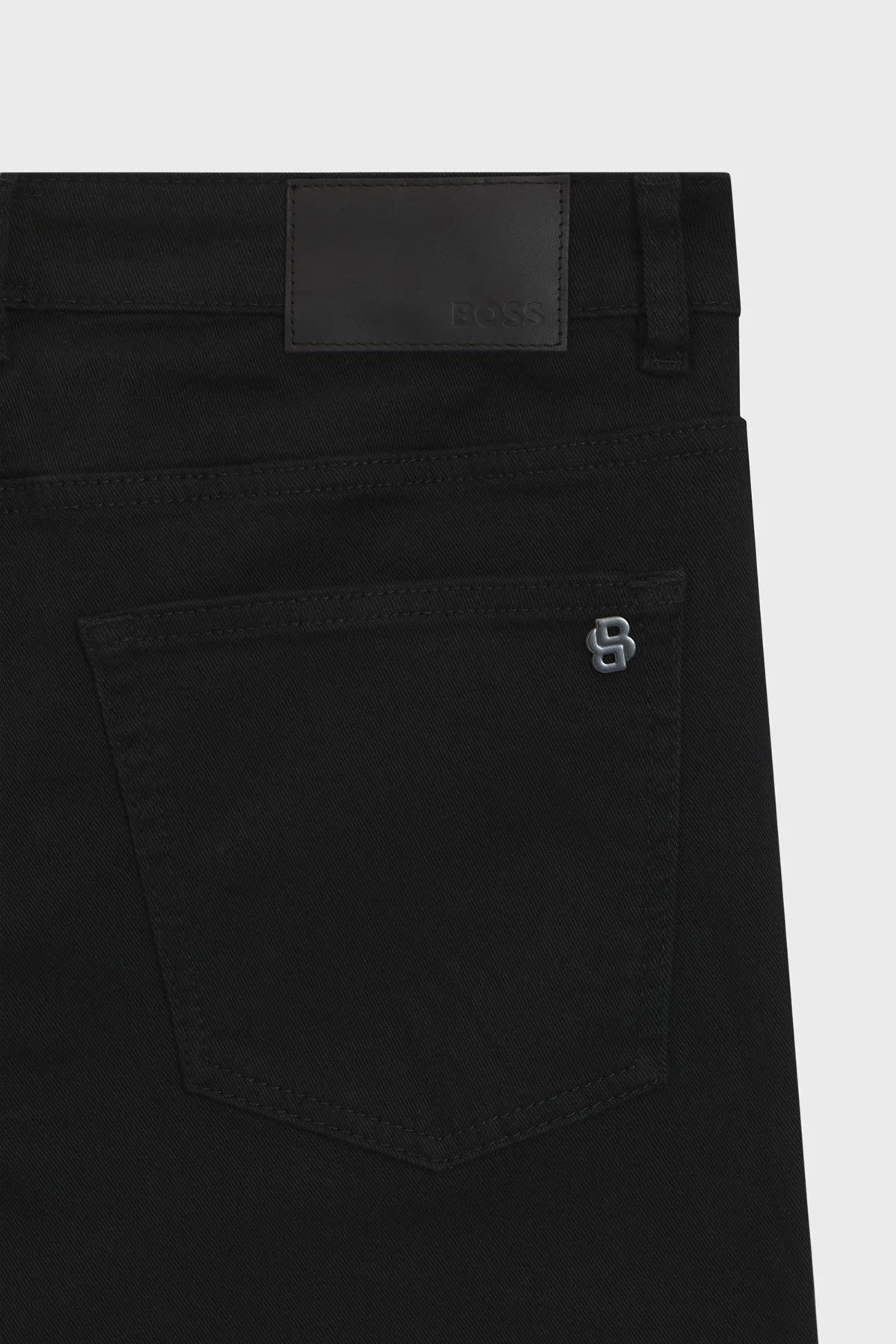 Boss Pamuklu Slim Fit Normal Bel Dar Paça Jeans Erkek Kot Pantolon 50521261 003 SİYAH - 6