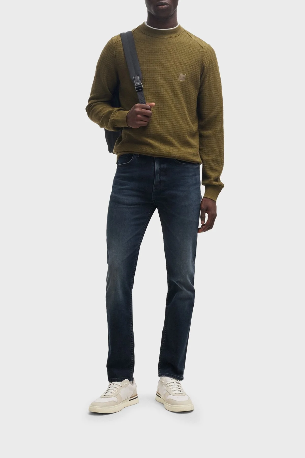 Boss Pamuklu Slim Fit Normal Bel Dar Paça Jeans Erkek Kot Pantolon 50534556 402 LACİVERT - 2