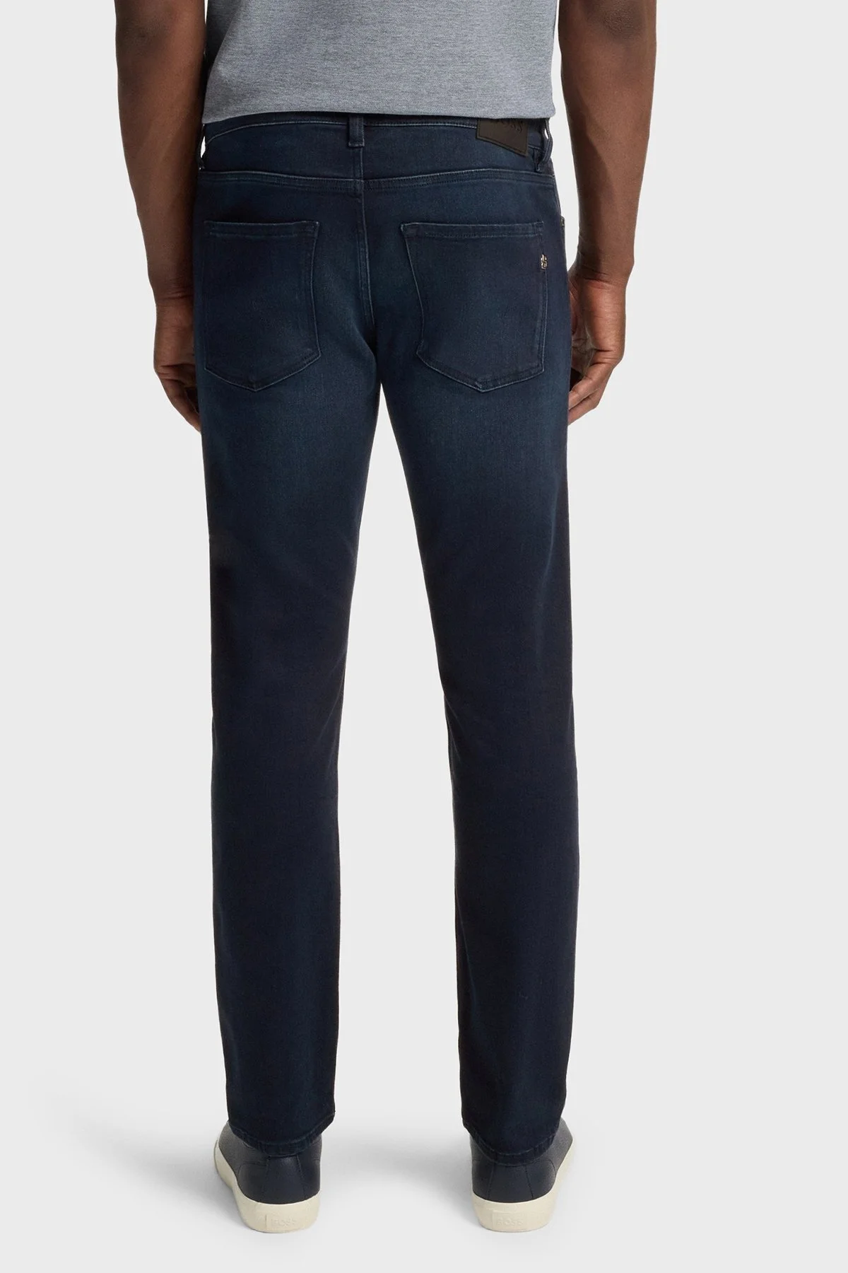 Boss Pamuklu Slim Fit Normal Bel Dar Paça Jeans Erkek Kot Pantolon 50544927 412 LACİVERT - 3