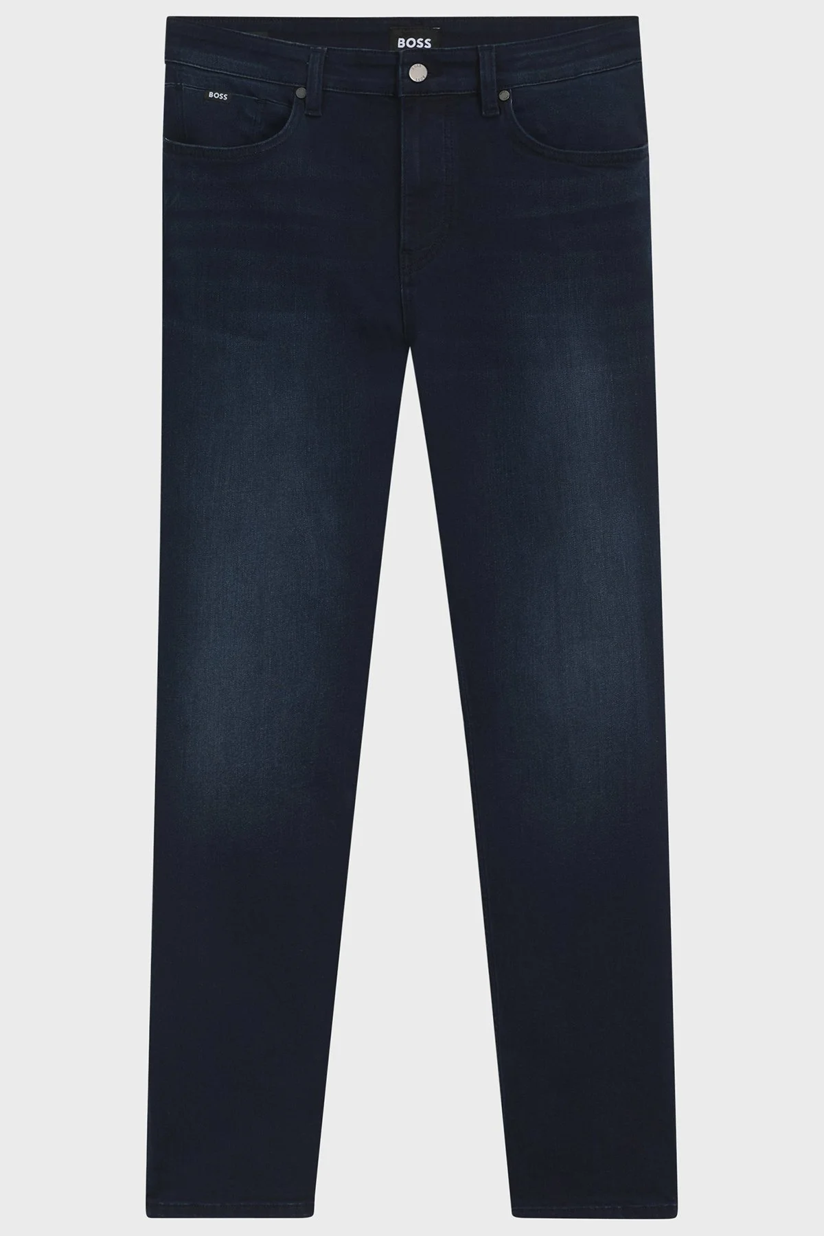 Boss Pamuklu Slim Fit Normal Bel Dar Paça Jeans Erkek Kot Pantolon 50544927 412 LACİVERT - 5