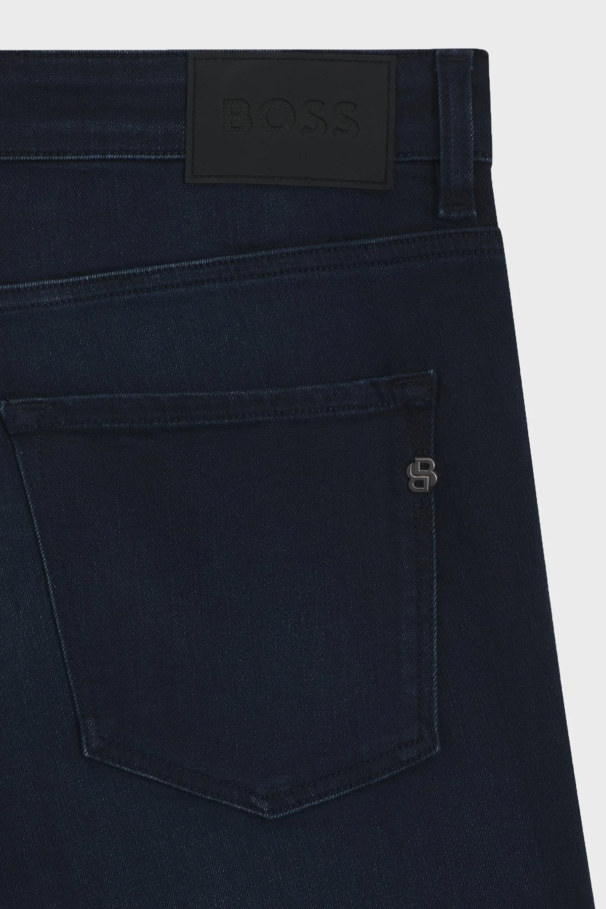 Boss Pamuklu Slim Fit Normal Bel Dar Paça Jeans Erkek Kot Pantolon 50544927 412 LACİVERT - 6